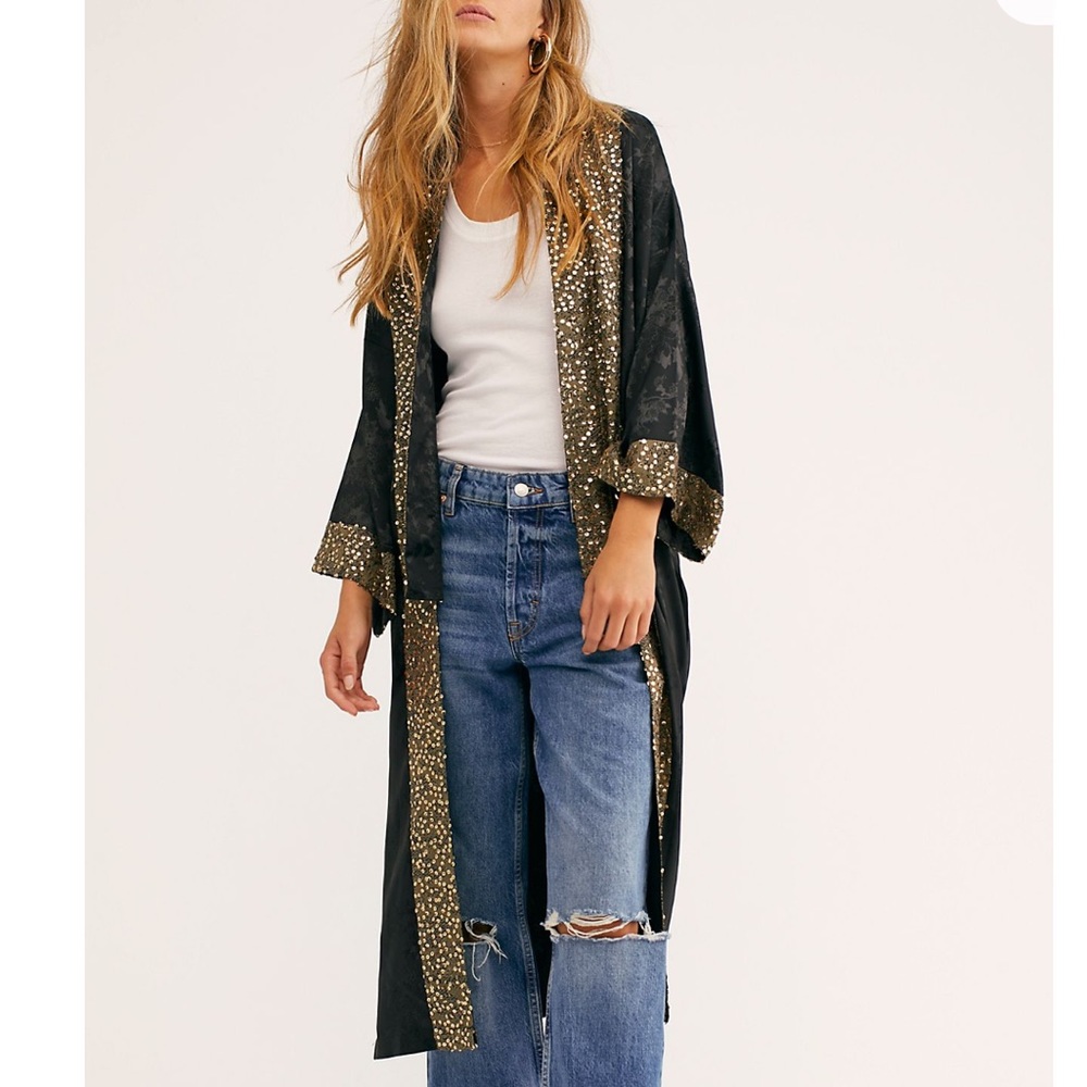 Free People Snake Charmer Kimono